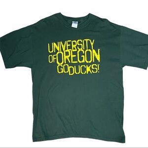 UNIVERSITY OF OREGON DUCKS Green Short Sleeve Tee